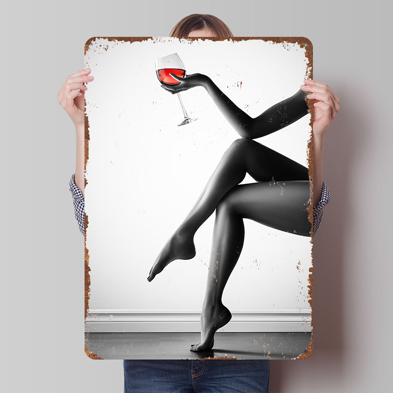 Women Accessories Poster - Póster de Lata con Diseño de