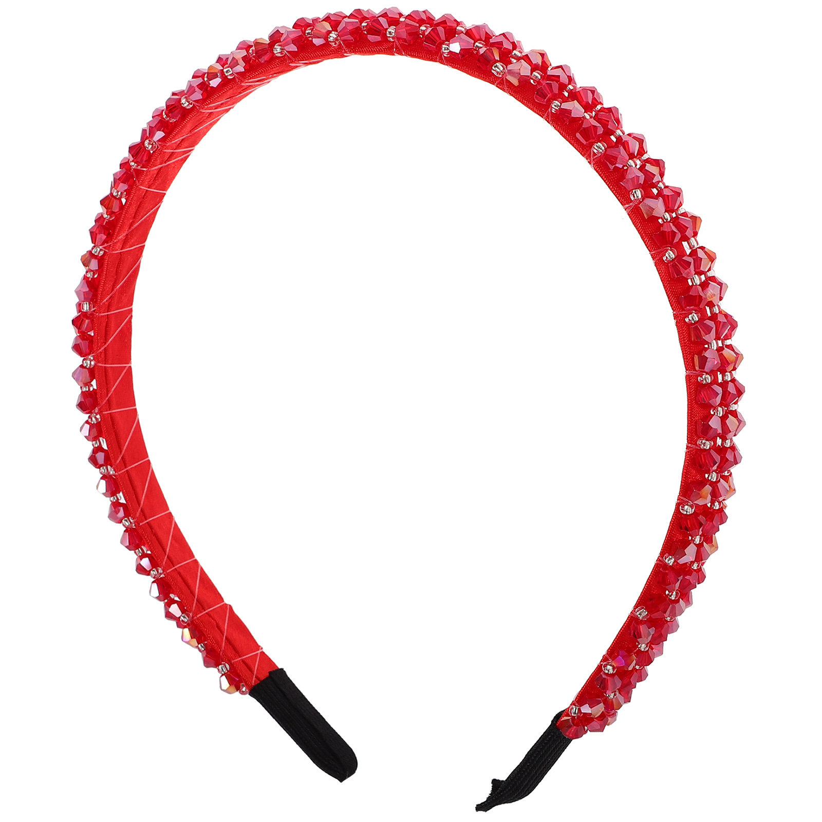 Women'S Formal Accessories - Diadema de Cristal Roja para Mujer,