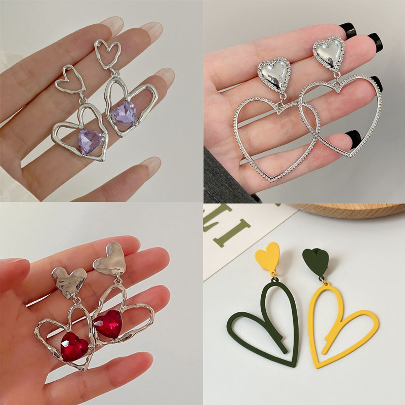 Statement Earrings Oversized - Pendientes de Clip grandes con forma