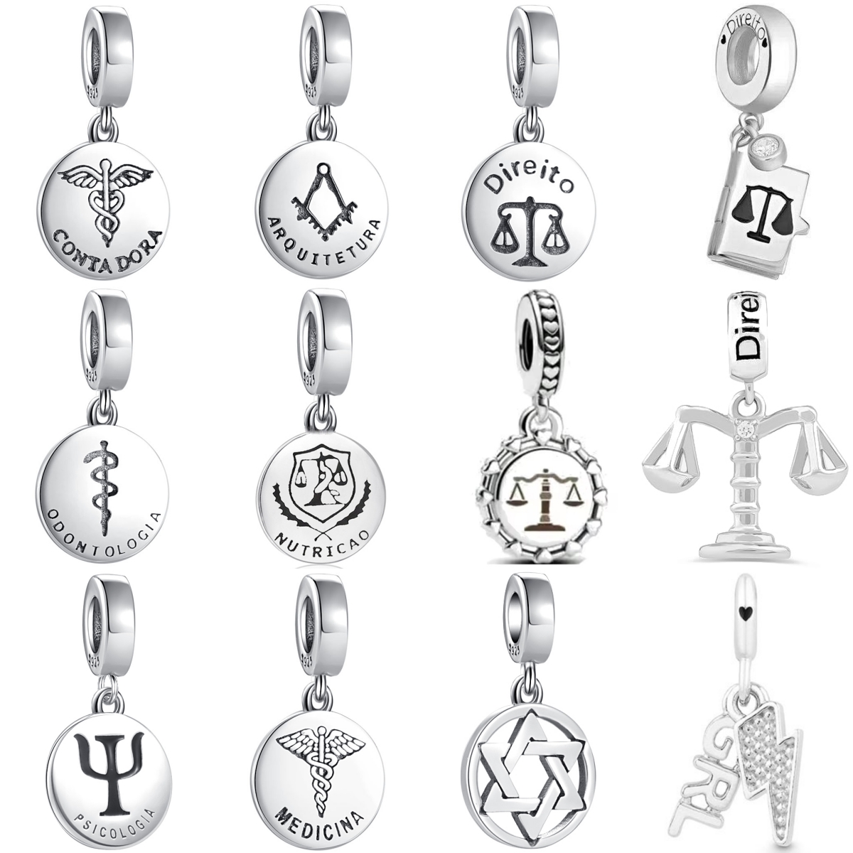 Women'S Accessories New Balance - Nuevo Abalorio de plata de ley