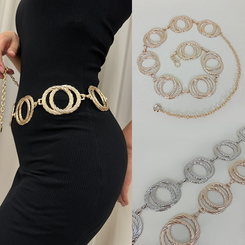 Women'S Jeans Accessories Chain - Cadena de cintura de diseñador de