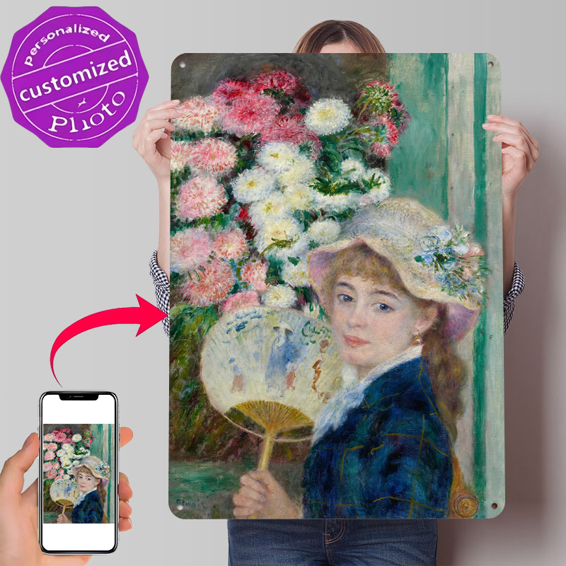 Women Accessories Poster - Póster Metálico de Mujer Joven con