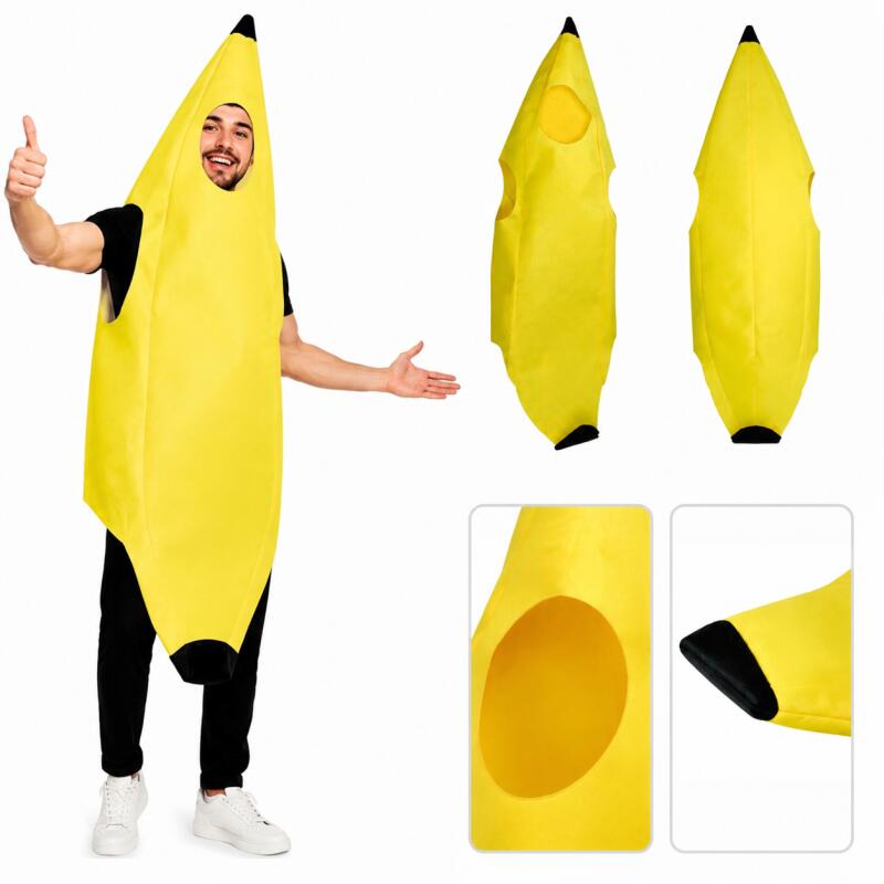 Women'S Yellow Accessories - Disfraz de Plátano para Adultos, Divertido
