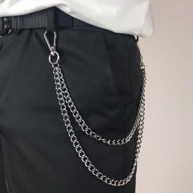 Women'S Jeans Accessories Chain - LLavero de cintura, billetera, pantalones vaqueros,