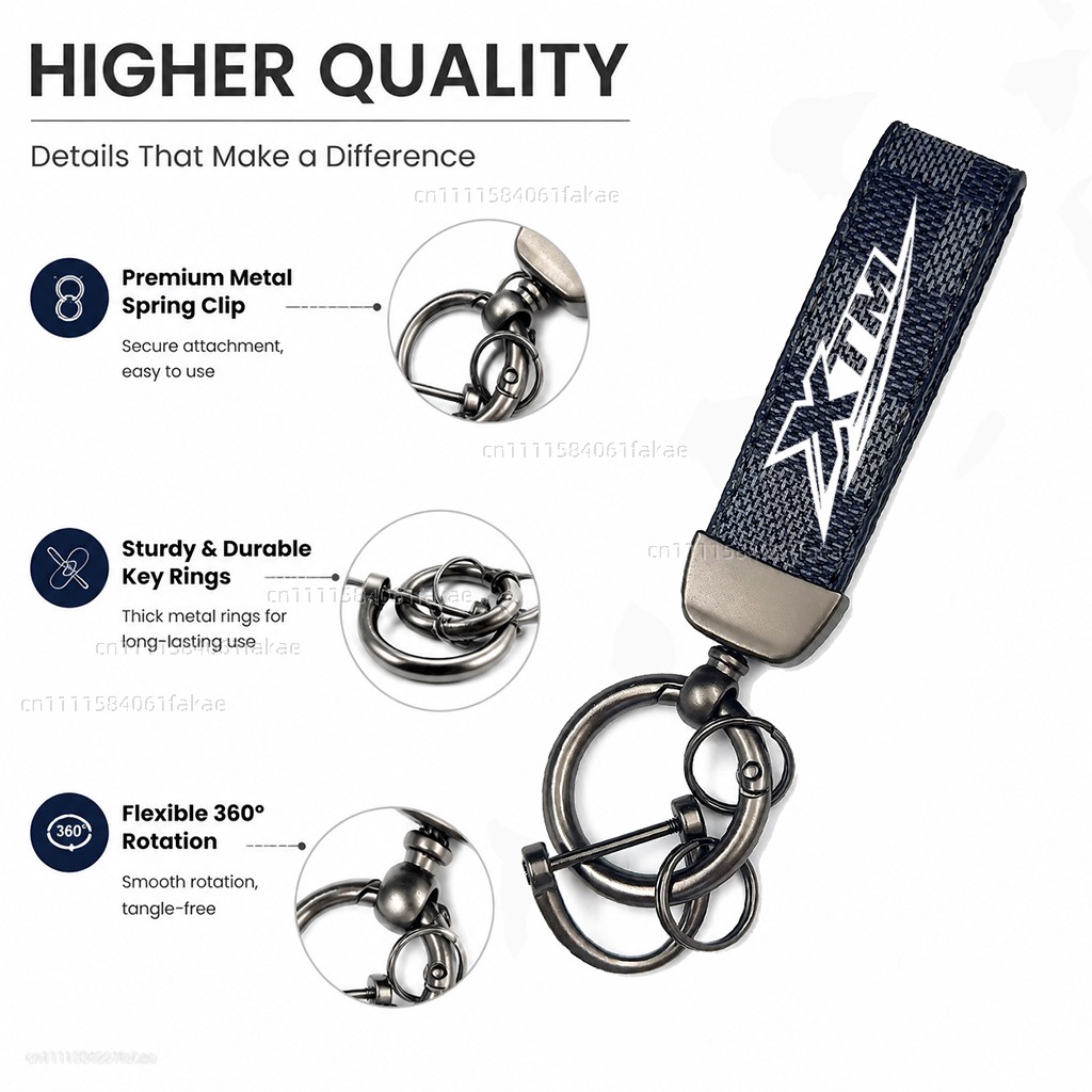 Llavero de cuero para motocicl - Women Accessories Logo reseña y precio