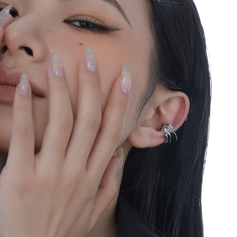 F.I.N.S-Clip de oreja geométri - Statement Earrings Oversized reseña y precio