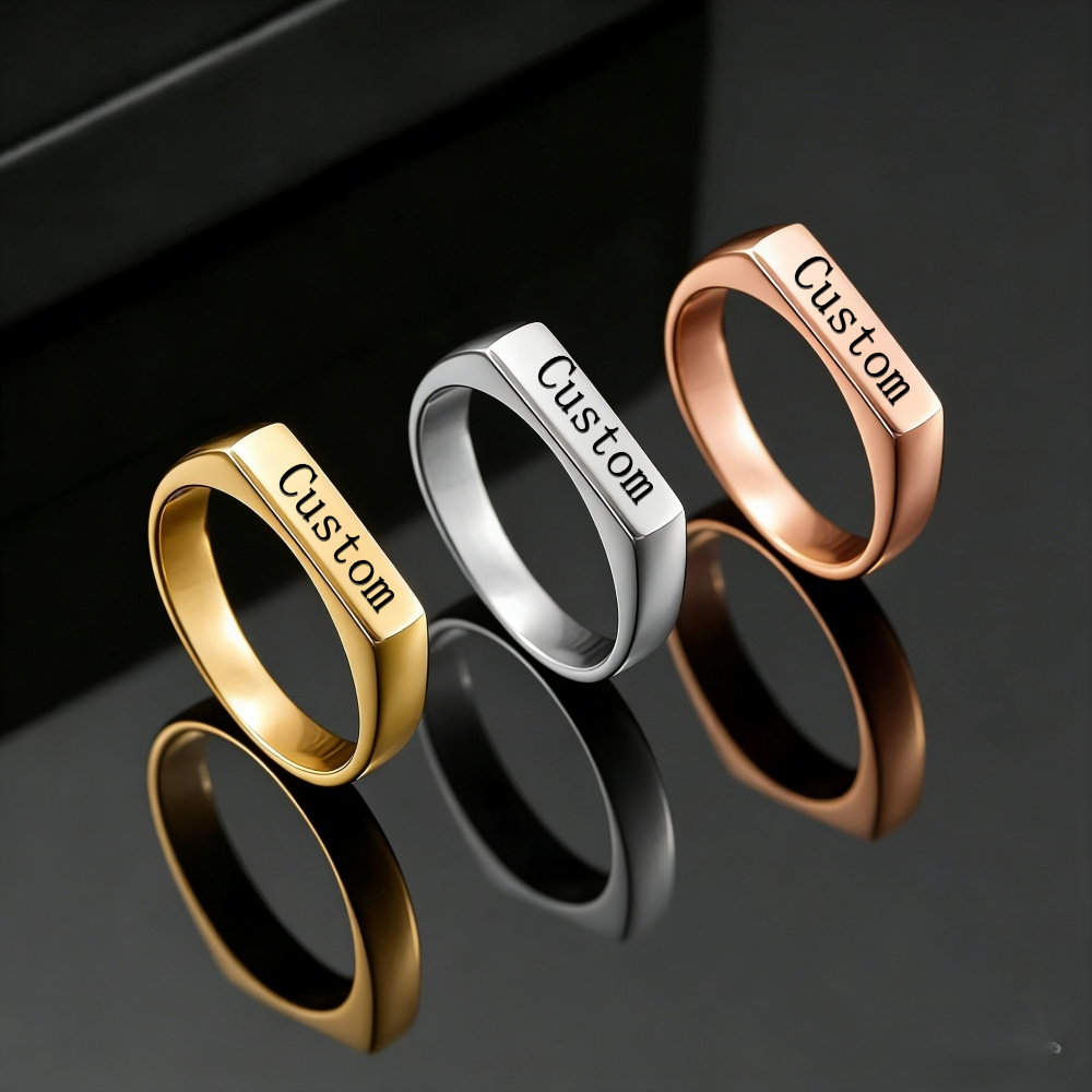 Anillo Personalizado con Nombr - Women Accessories Logo reseña y precio