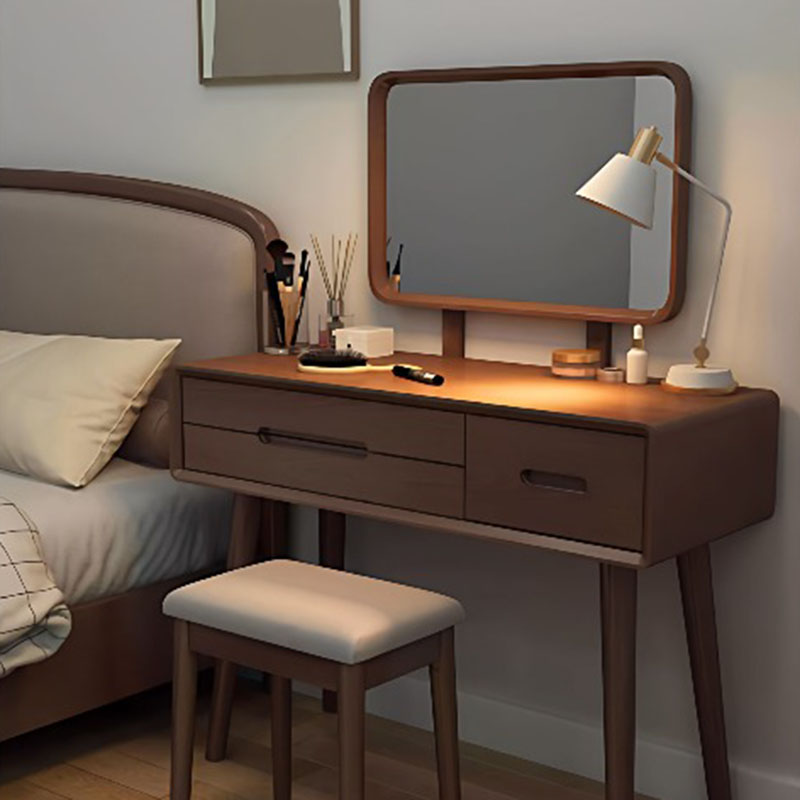 Mesa de tocador con espejo y t - Women Accessories Drawer reseña y precio
