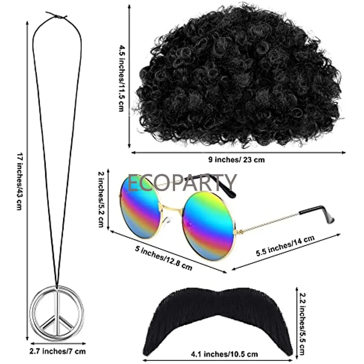 Accesorios para disfraz Hippie - Women'S Accessories In The 70S reseña y precio
