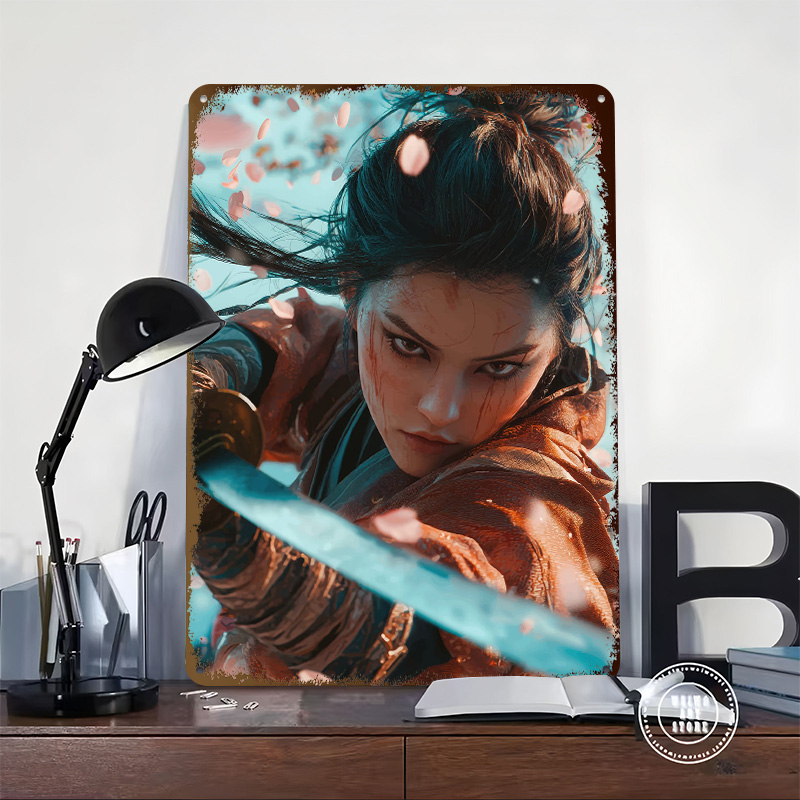 Póster de mujer guerrera samur - Women Accessories Poster reseña y precio