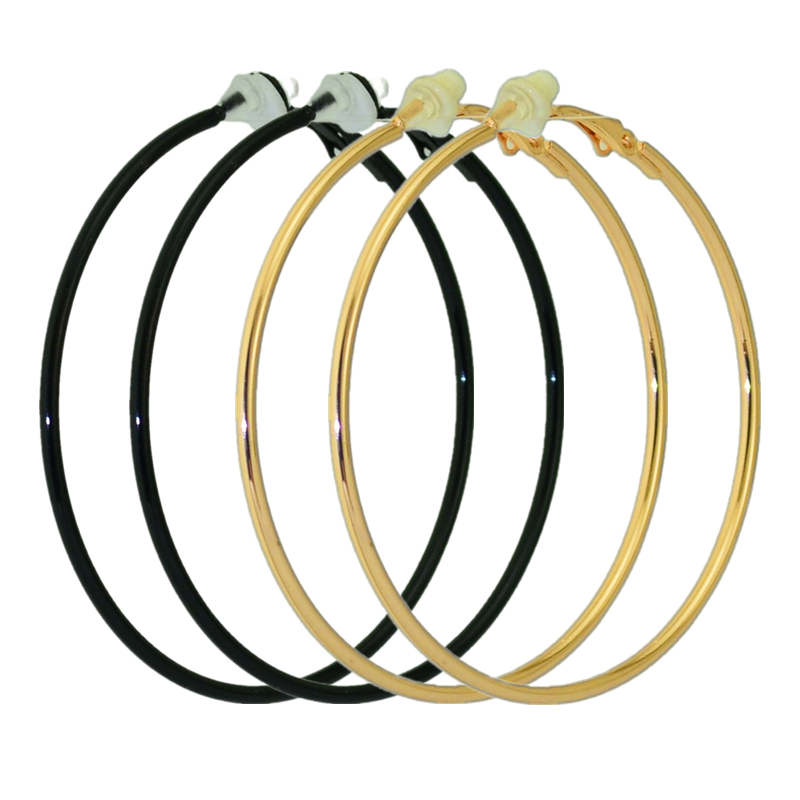 Pendientes de Clip redondos pa - Statement Earrings Oversized reseña y precio