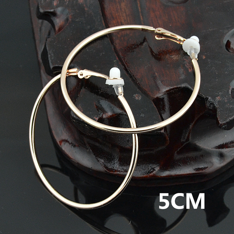 Pendientes de Clip redondos pa - Statement Earrings Oversized reseña y precio