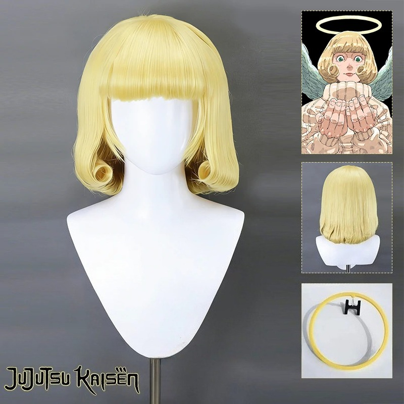 Peluca de Cosplay de Anime Juj - Women'S Yellow Accessories reseña y precio