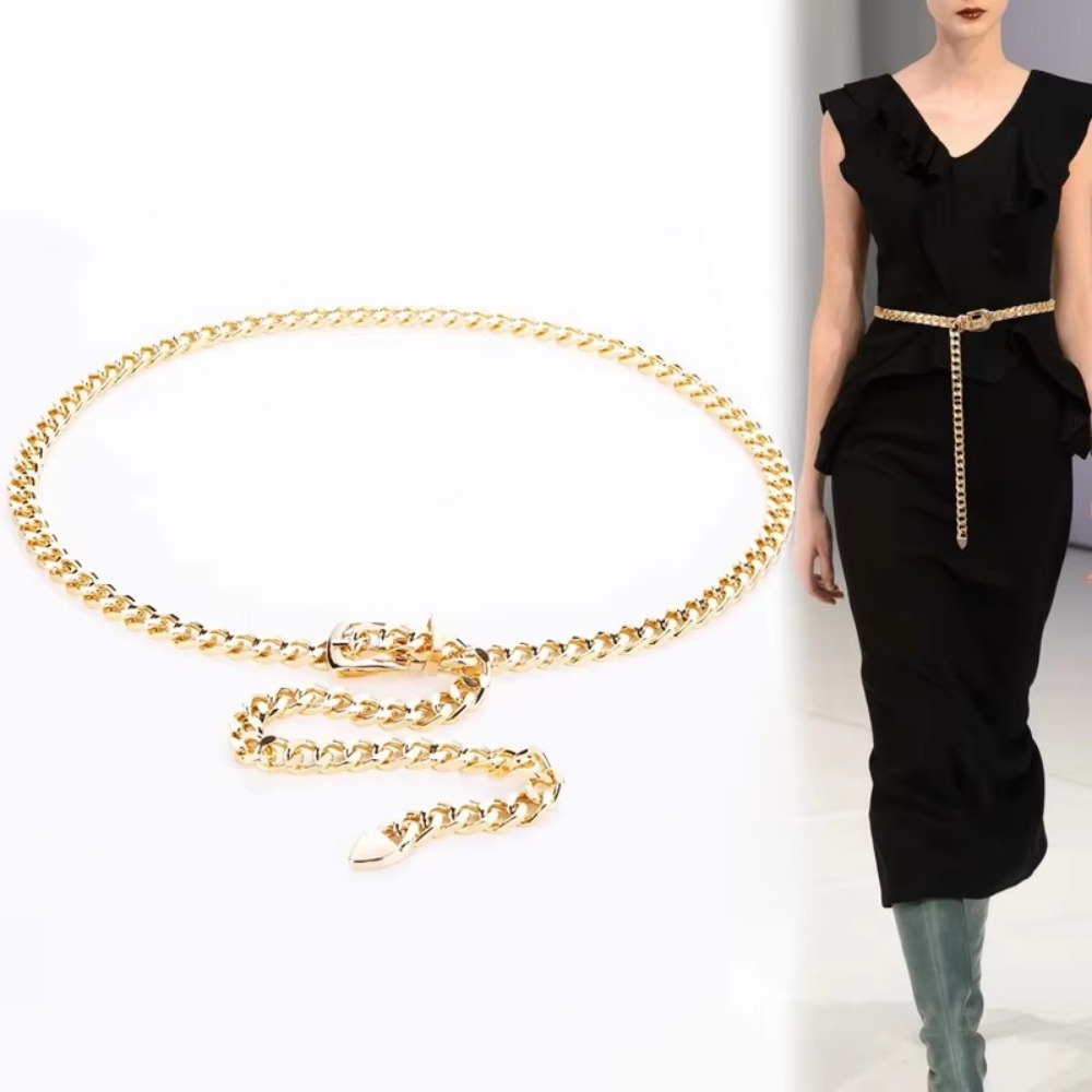 Cinturones de cadena de Metal  - Women'S Jeans Accessories Chain reseña y precio