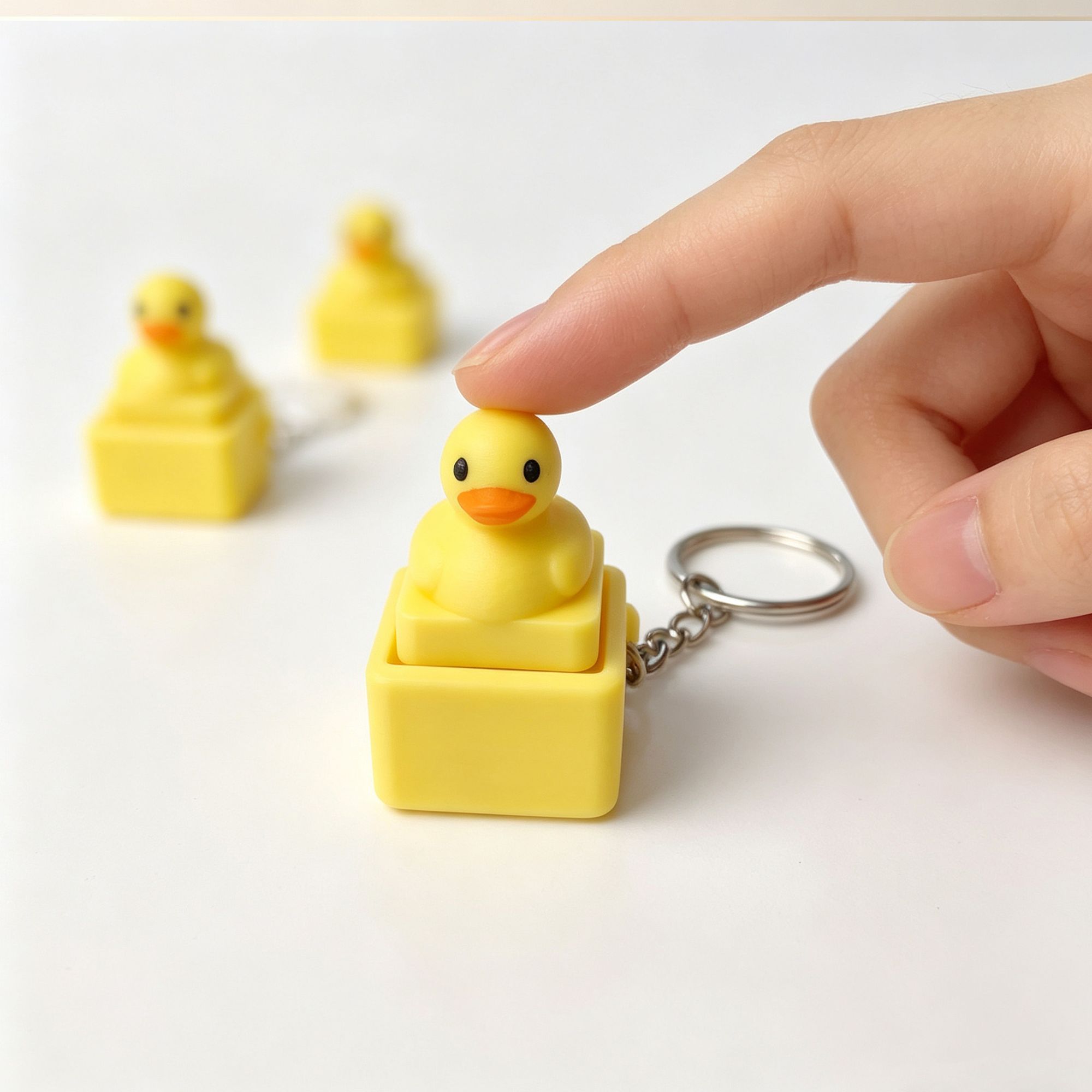 Lindo llavero con forma de pat - Women'S Yellow Accessories reseña y precio