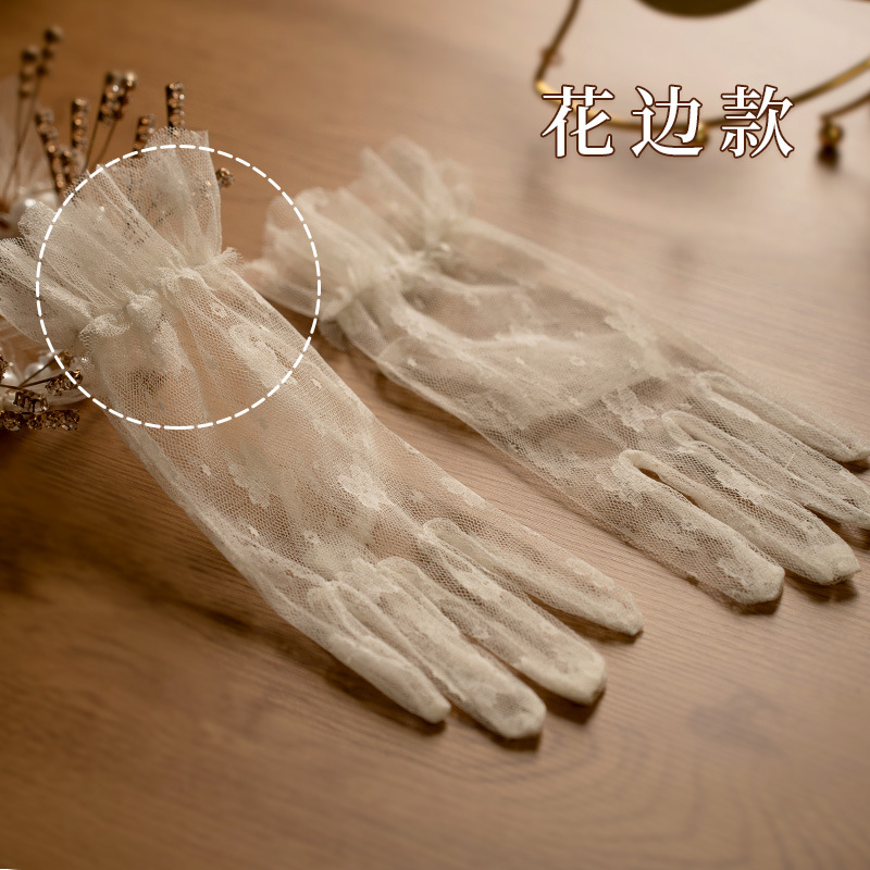 Guantes Vintage de Encaje con  - Women'S Formal Accessories reseña y precio