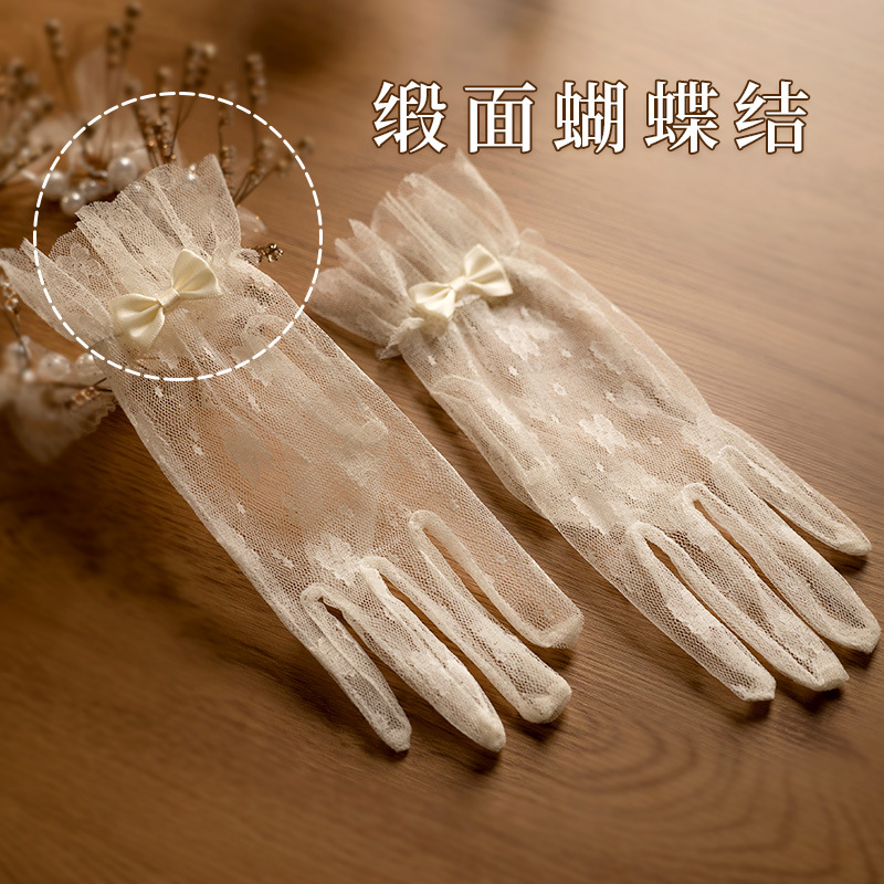 Guantes Vintage de Encaje con  - Women'S Formal Accessories reseña y precio