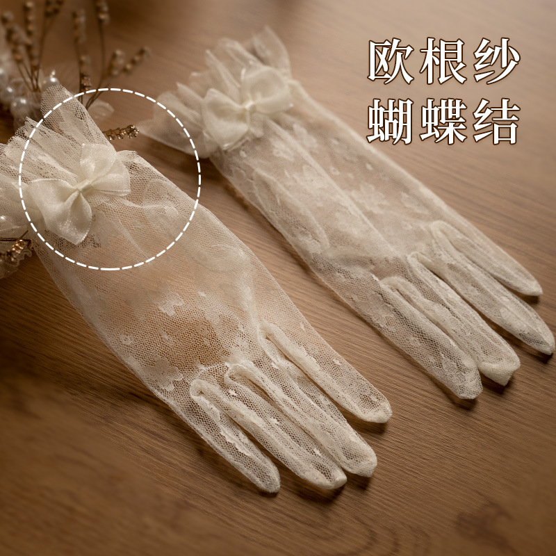 Guantes Vintage de Encaje con  - Women'S Formal Accessories reseña y precio