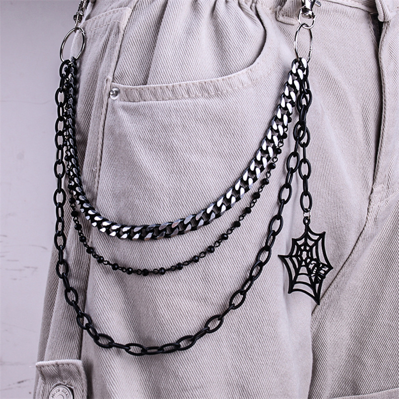 Llavero Punk para hombre y muj - Women'S Jeans Accessories Chain reseña y precio