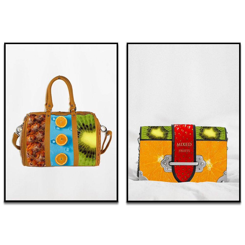 Arte multimedia mixto, bolsa d - Women Accessories Poster reseña y precio