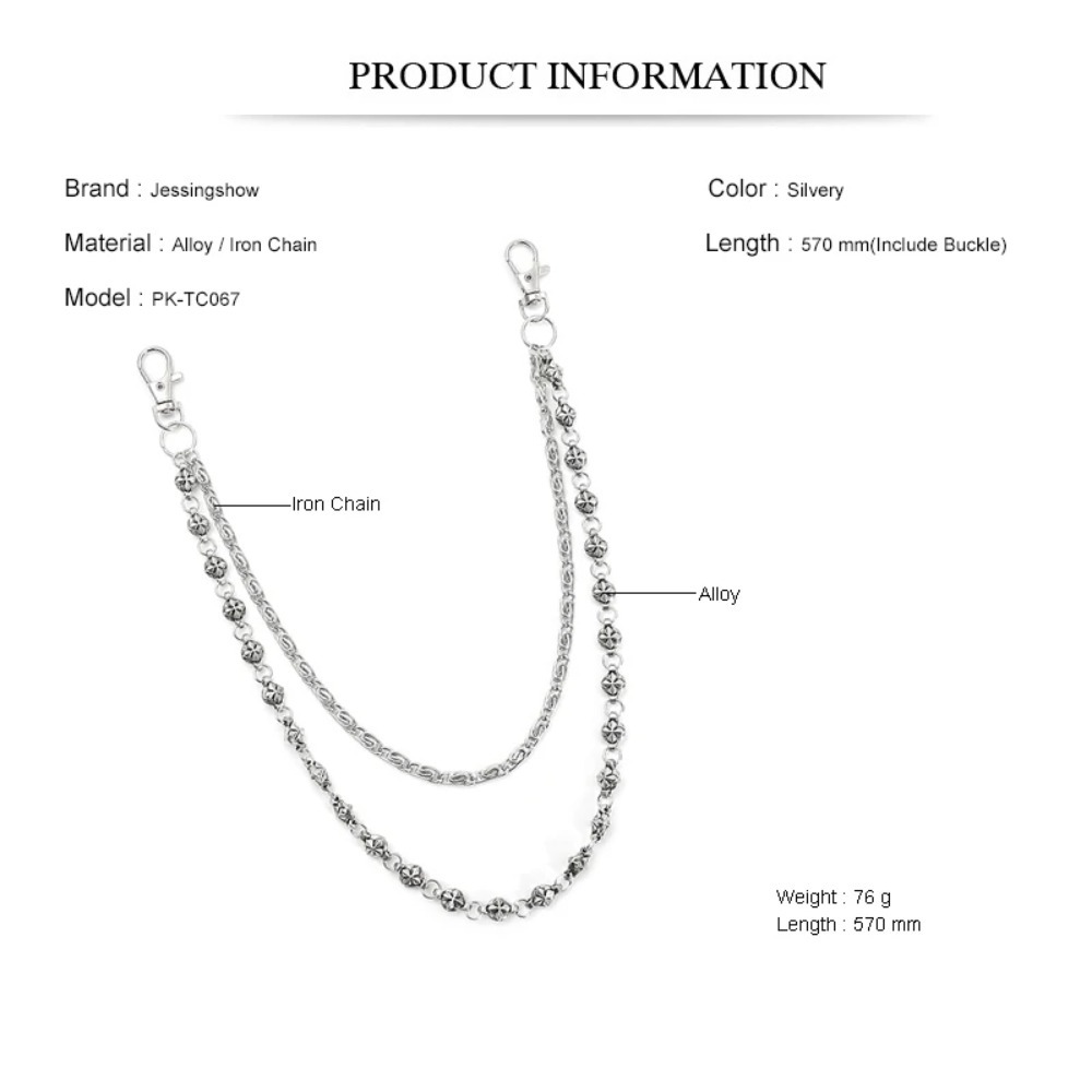 NEWTrendy Hip Hop Cadena para  - Women'S Jeans Accessories Chain reseña y precio