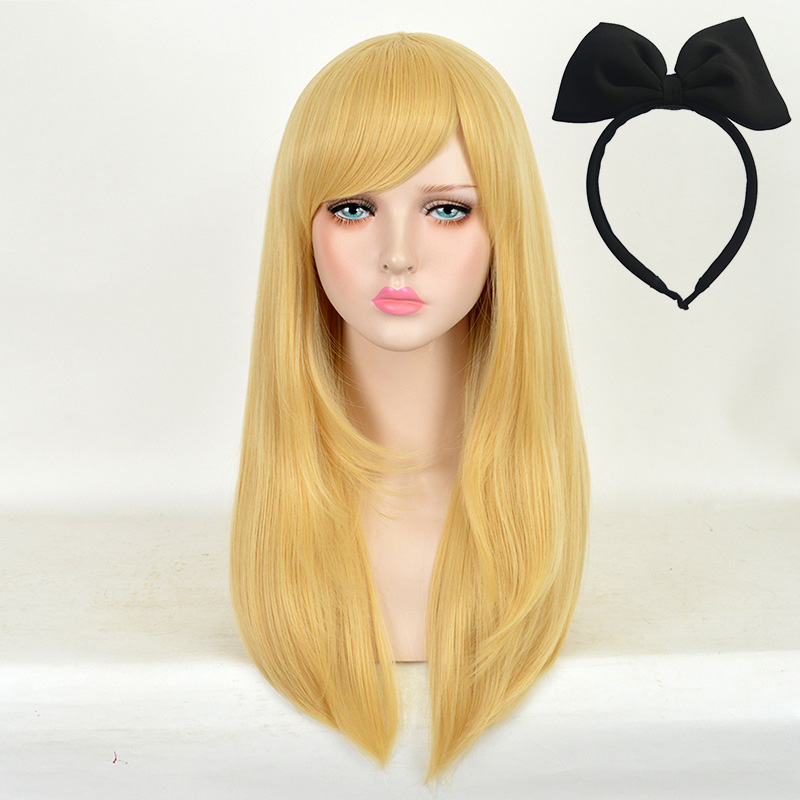 Peluca de cosplay amarilla dor - Women'S Yellow Accessories reseña y precio