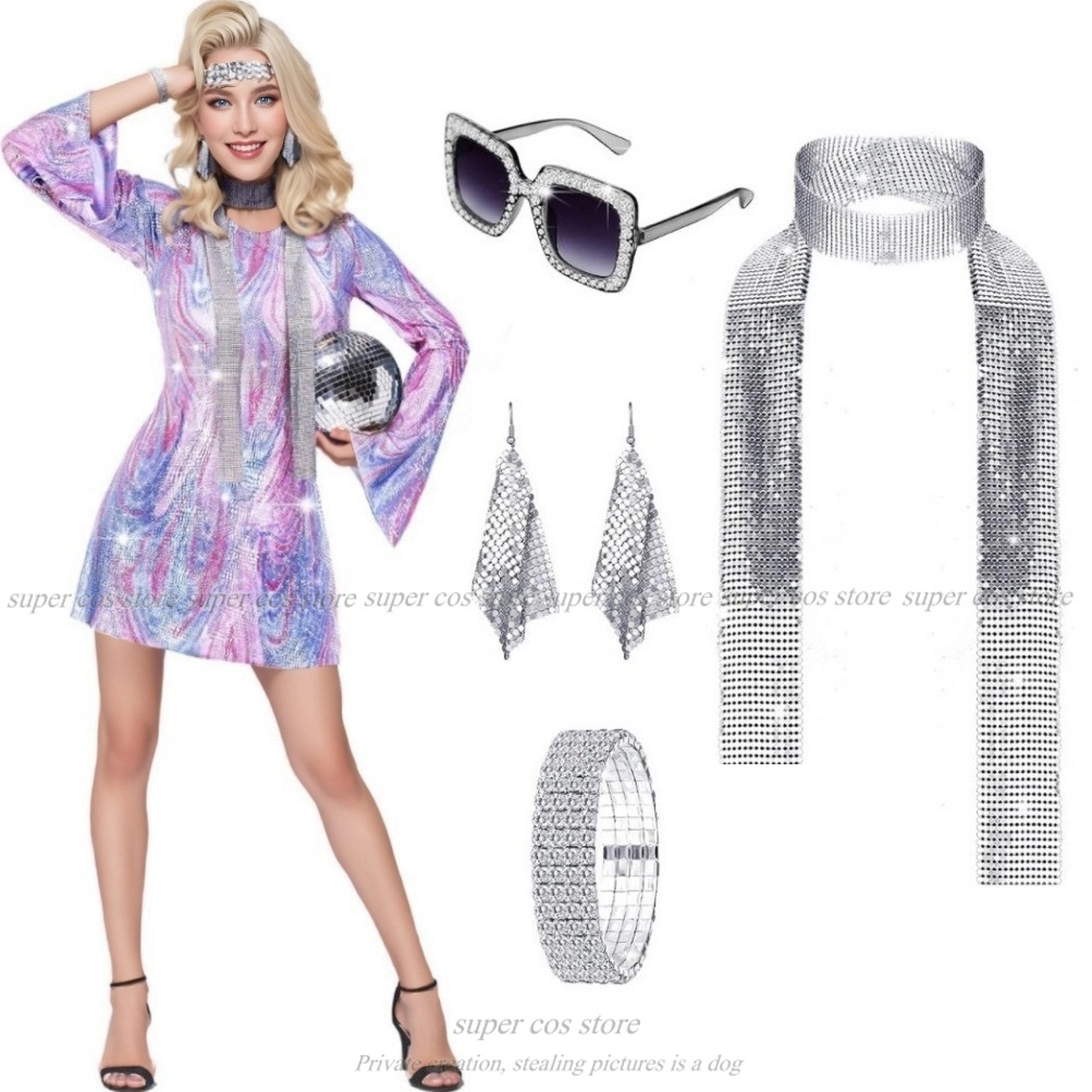 Traje y accesorios de disfraz  - Women'S Accessories In The 70S reseña y precio
