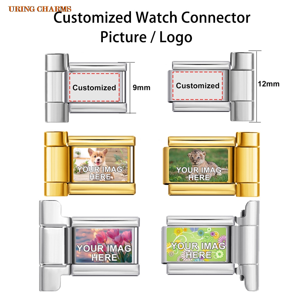 1 par de conector de correa de - Women Accessories Logo reseña y precio