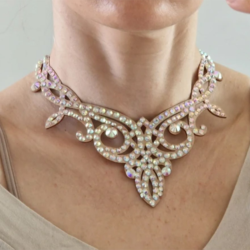 Collar brillante para danza de - Women Accessories In Egypt reseña y precio