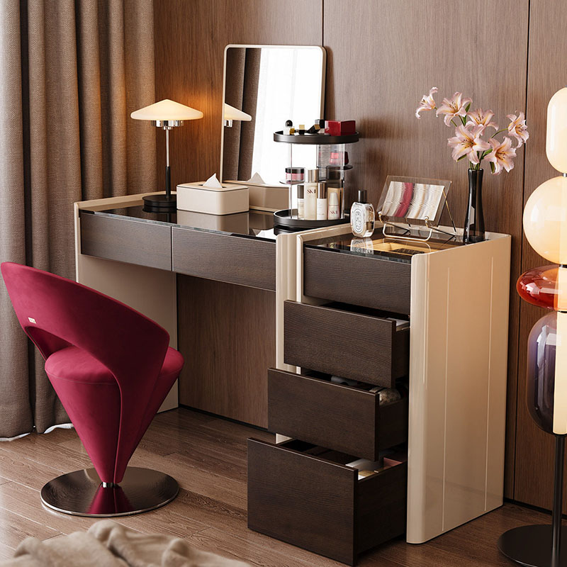 Mesa de tocador moderna con ca - Women Accessories Drawer reseña y precio