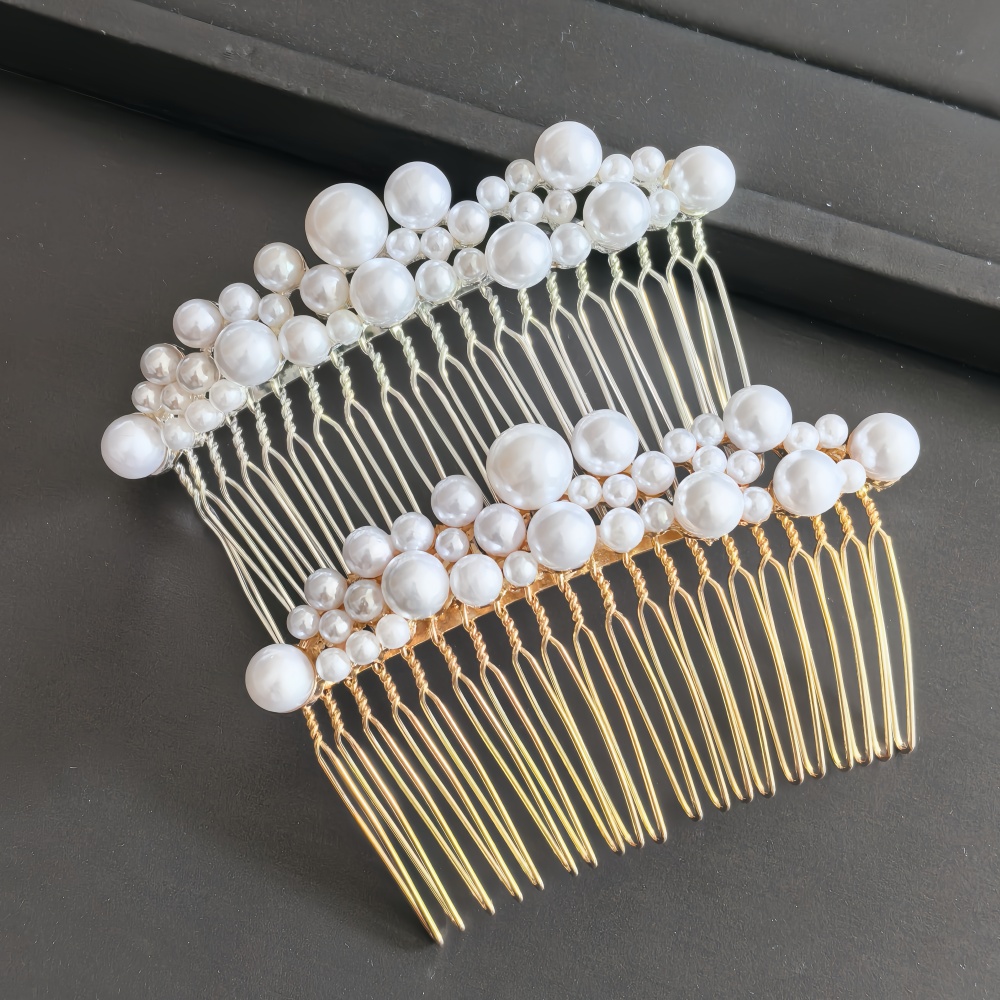 Peineta de lujo con perlas par - Women'S Formal Accessories reseña y precio