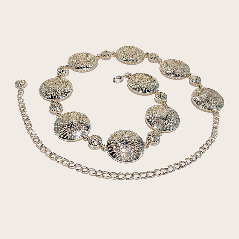 Cinturón de cadena de metal de - Women'S Jeans Accessories Chain reseña y precio