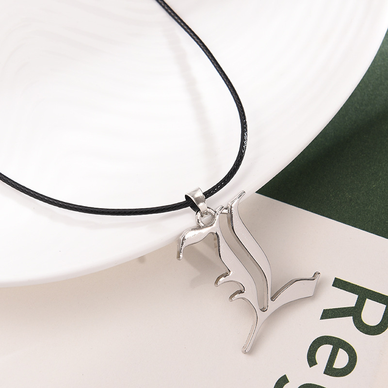 Anime Death Note L Logo collar - Women Accessories Logo reseña y precio