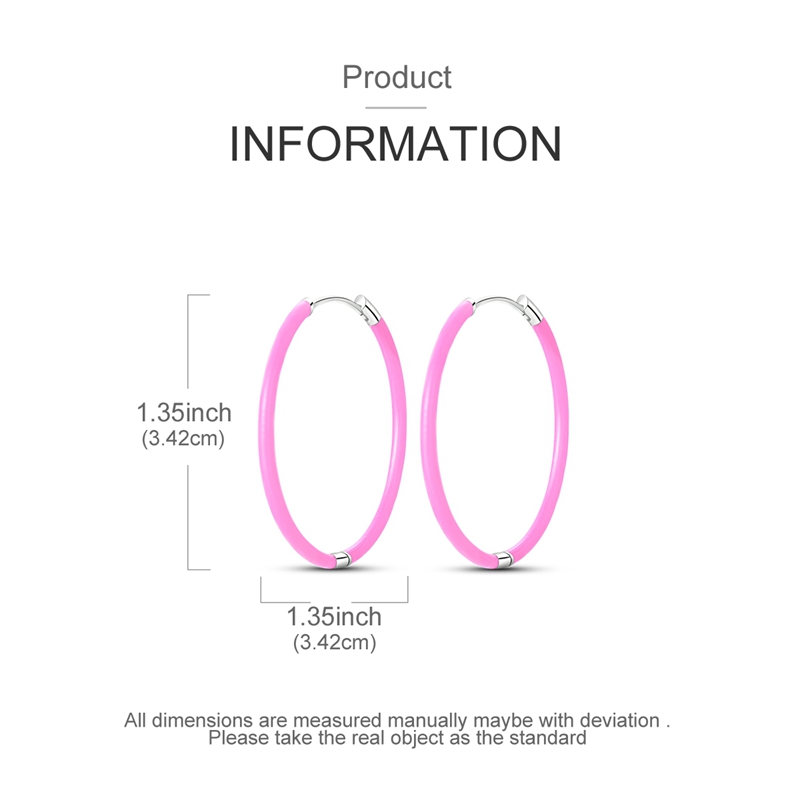 Pendientes de plata de ley 925 - Statement Earrings Oversized reseña y precio